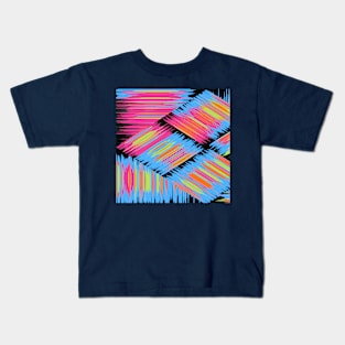 Colorful striped patterns Kids T-Shirt